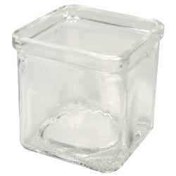 Photophore verre - 7.5x7.5x7.5cm