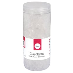 Pierres de verre transparentes - 4/10mm - 475g