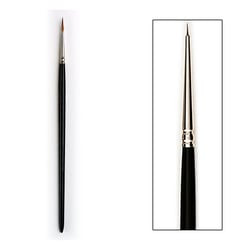 Pinceau aquarelle Kolinsky rond extra court n°3/0