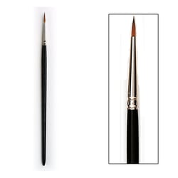 Pinceau aquarelle Kolinsky rond extra-court n°3