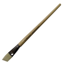 Brosse faux-bois pour fileur soies beau-blanc plat biseaute 16