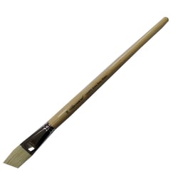 Brosse faux-bois pour fileur soies beau-blanc plat biseaute 18
