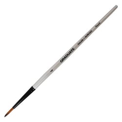 Pinceau Rond Synthétique Daler Rowney Graduate Taille 4 – Pour Aquarelle, Détail, Retouche, Manche Court