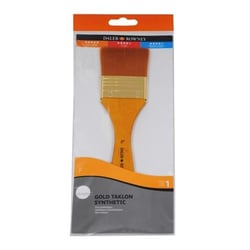 Pinceau Gold Taklon poils synthétiques manche plat