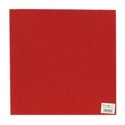Plaque feutrine rouge - 30x30 cm