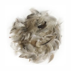 Sachet 10 g - plumes 7/9 cm - mélange - marron