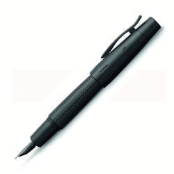 Stylo plume - E-Motion pure black - Plume moyenne - Faber Castell