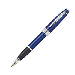 Stylo plume - Noir - Bailey Bleu Laqué - Plume moyenne - Cross