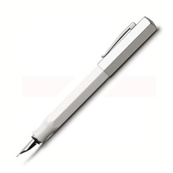 Stylo plume Faber Castell - Ondoro chêne fumé - Noir - Plume moyenne