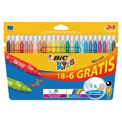POCH 18+6 FEUTRES KID COULEUR POCHETTE 18+6 KID COULEUR