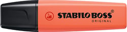 Lot de 4 surligneurs pointe large - STABILO - Couleurs assorties - BOSS ORIGINAL Pastel
