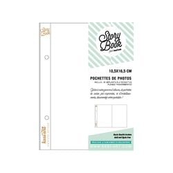 Lot de 10 dépliants à 2 pochettes photos Story Book  - 10x16 cm
