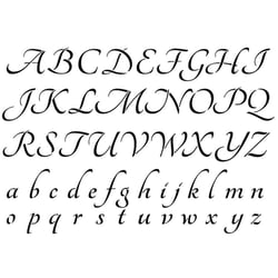 Pochoir Alphabet - 21x30cm