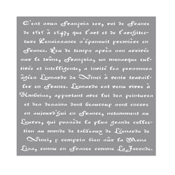 Pochoir Chalky - Ecriture française