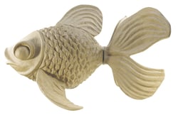 Poisson - papier mâché - 100 x 66 x 57 cm