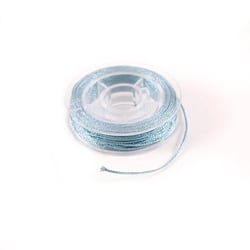 Cordon pailleté tissé 1 mm x 10 m Créalia - Bleu