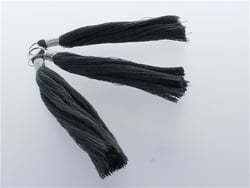 Lots de 3 Pompons fil 90 mm - vert olivier