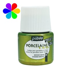 Peinture porcelaine Pébéo Porcelaine 150 - Bronze moiré 104 - 45 ml