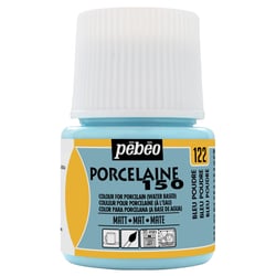 Peinture porcelaine Pébéo Porcelaine 150 - Chalk bleu poudré 121 - 45 ml