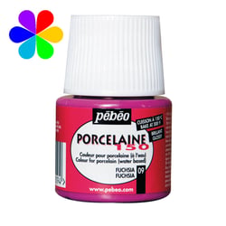 Peinture porcelaine Pébéo Porcelaine 150 - Fushia 09 - 45 ml