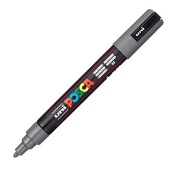 Marqueur Posca - Pointe conique moyenne - Gris profond - PC5M