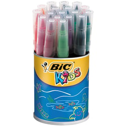 Pot de 18 feutres de coloriage - Visaquarelle - Pointe pinceau - Bic Kids