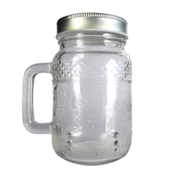 Pot en verre avec poignée - Arabesque - 473 ml
