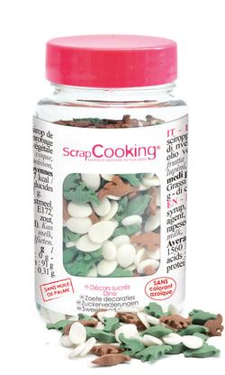 Décorations en sucre ScrapCooking® - Dinosaure - 55 g