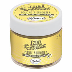 Poudre à embosser Izink - jaune pastel - 25ml