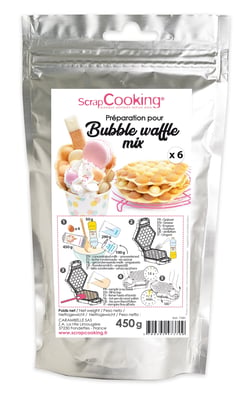 Préparation pour bubble waffle mix ScrapCooking®- 450 g