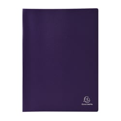 Protège-documents - 21x29,7 cm - 20 vues - Violet - Exacompta