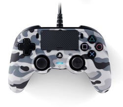 Manette filaire Nacon Compact PS4 - Camouflage gris