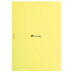 Lot de 40 sous chemises A4 - Résidus - Carton - Exacompta - Jaune