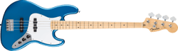 Basse éléctrique Fender - Standard Jazz Bass® - Maple Fingerboard - White Pickguard - Aqua Marine Metallic