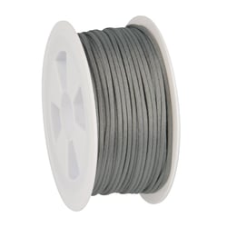 Cordon queue de rat 2mm - Gris
