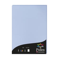 1 étui de 50 feuilles Pollen 210x297 mm 120g  - Bleu lavande