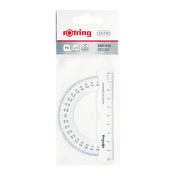 Rapporteur en plastique - 180 ° - 11 cm - Rotring