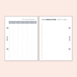 Recharge annuelle pour classeur - 24 mois
