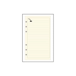 Recharge agenda - Exatime 17 - 44 feuillets note - 17 x 9.8 cm - Exacompta