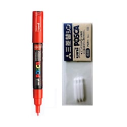 Lot de 3 pointes extra fine de rechange pour marqueur Posca 