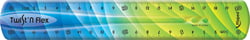 Règle 20 cm - Plastique incassable - Maped - Twist'n Fle x - Modèles aléatoires - Vendu à l'unité