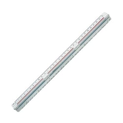 Règle réduction triangulaire 1/20ème