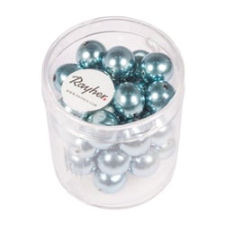Perles Renaissance bleu tendre 10 mm x perles