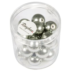Perles Renaissance argent ancien 12 mm