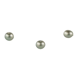 Perles Renaissance dépolie argent 4 mm x perles