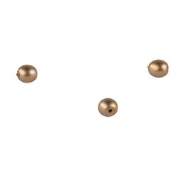 Perles Renaissance dépolie or 4 mm x perles