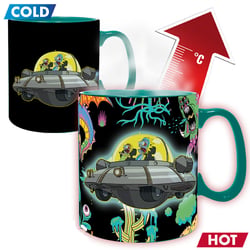 Rick Et Morty Mug Thermo-Reactif Vaisseau 460 Ml