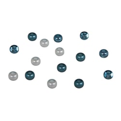 Perles de rocaille mix - grand trou - turquoise