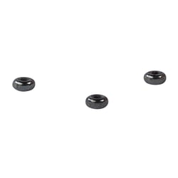 Perles de rocailles anthracite 3 mm