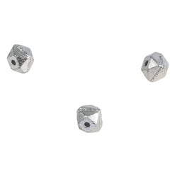 Perles de rocailles argent 4 mm